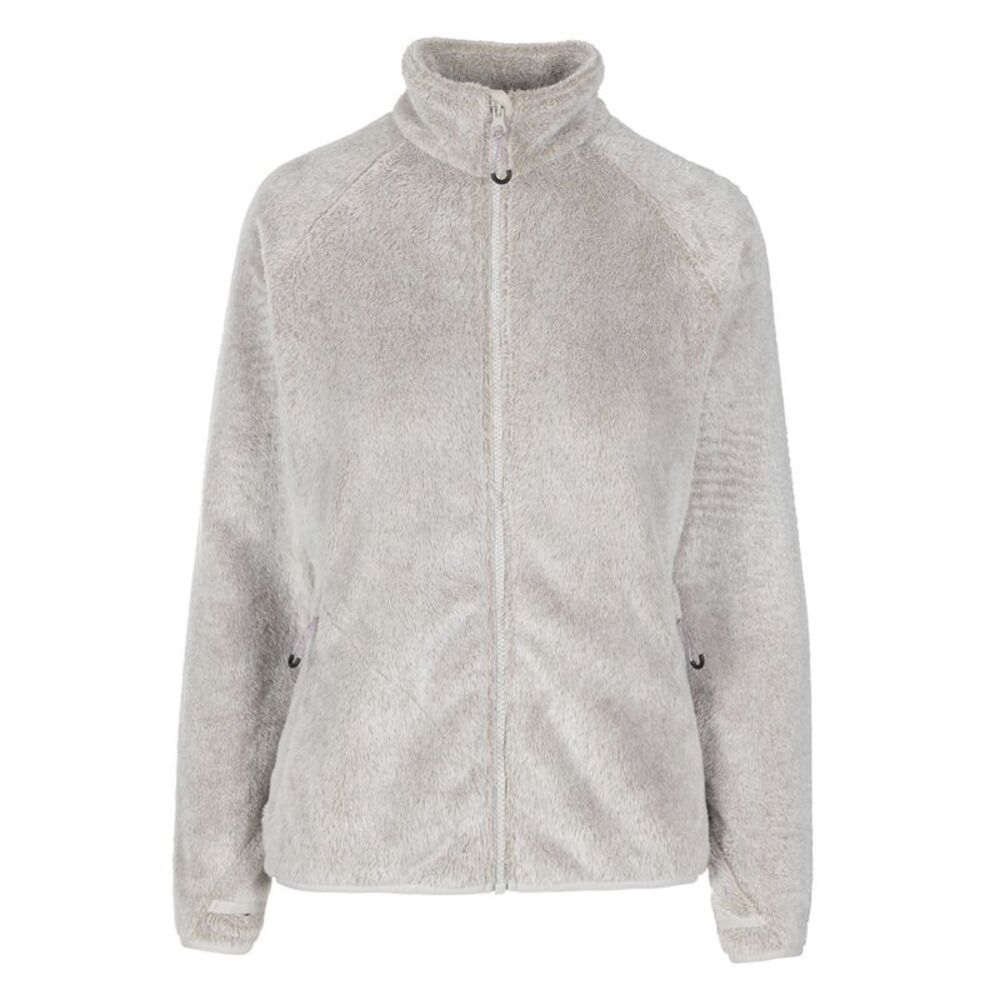 Trespass Womens/Ladies TELLTALE Winter Fleece Jacket / Soft Stone